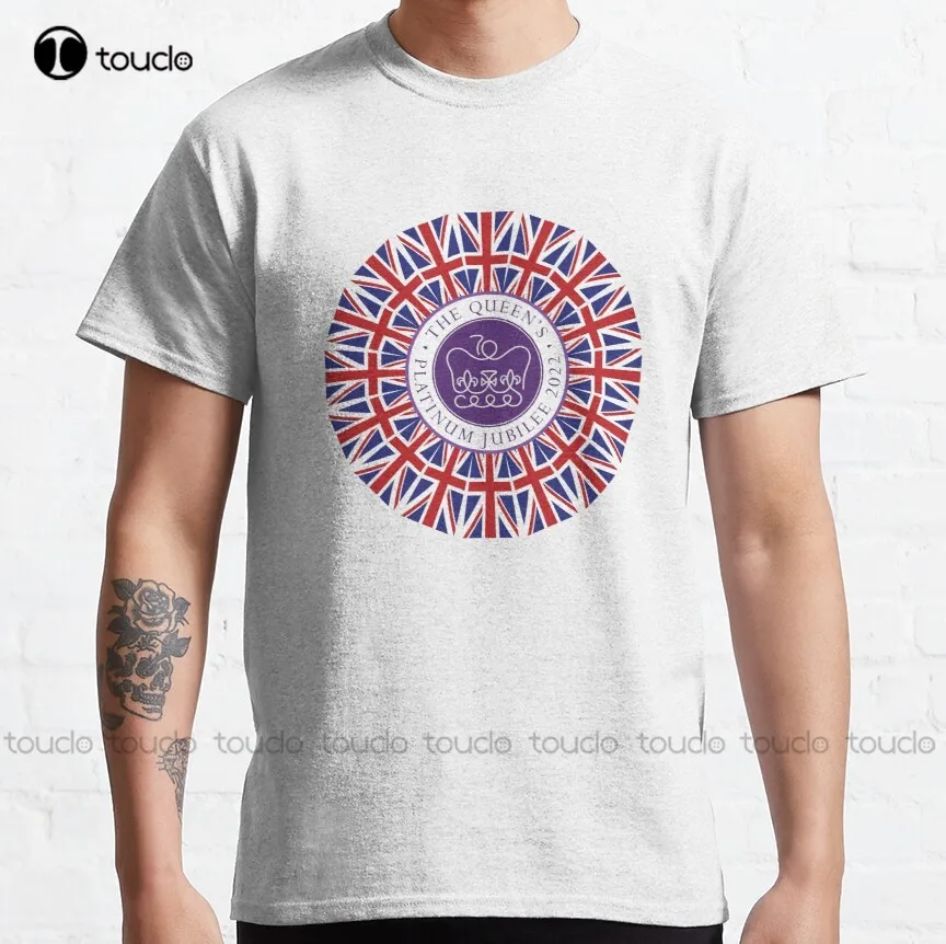

Platinum Jubilee (Original Design) Classic T-Shirt Custom T Shirt Tee T Shirts Digital Printing Harajuku Streetwear New Popular
