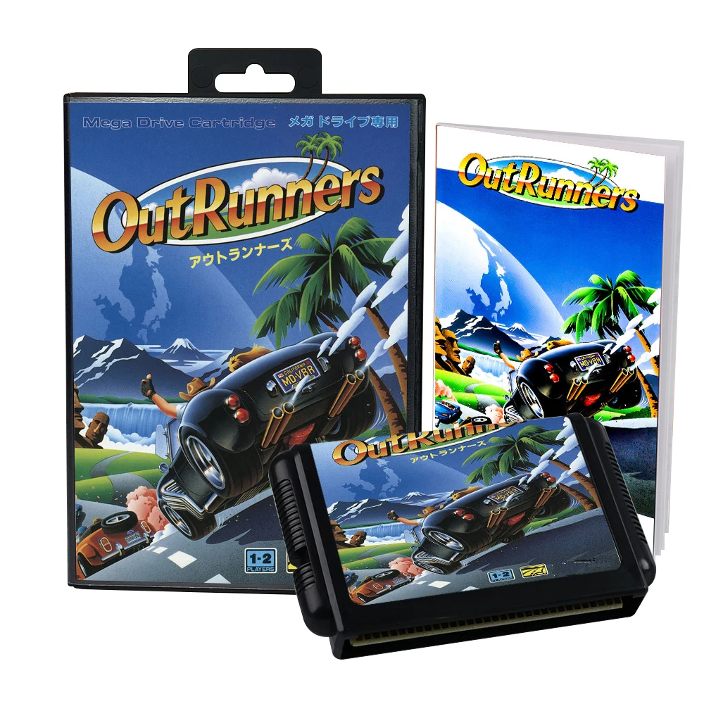 Игра OutRunners Japan Cover Game для консолей SEGA Genesis