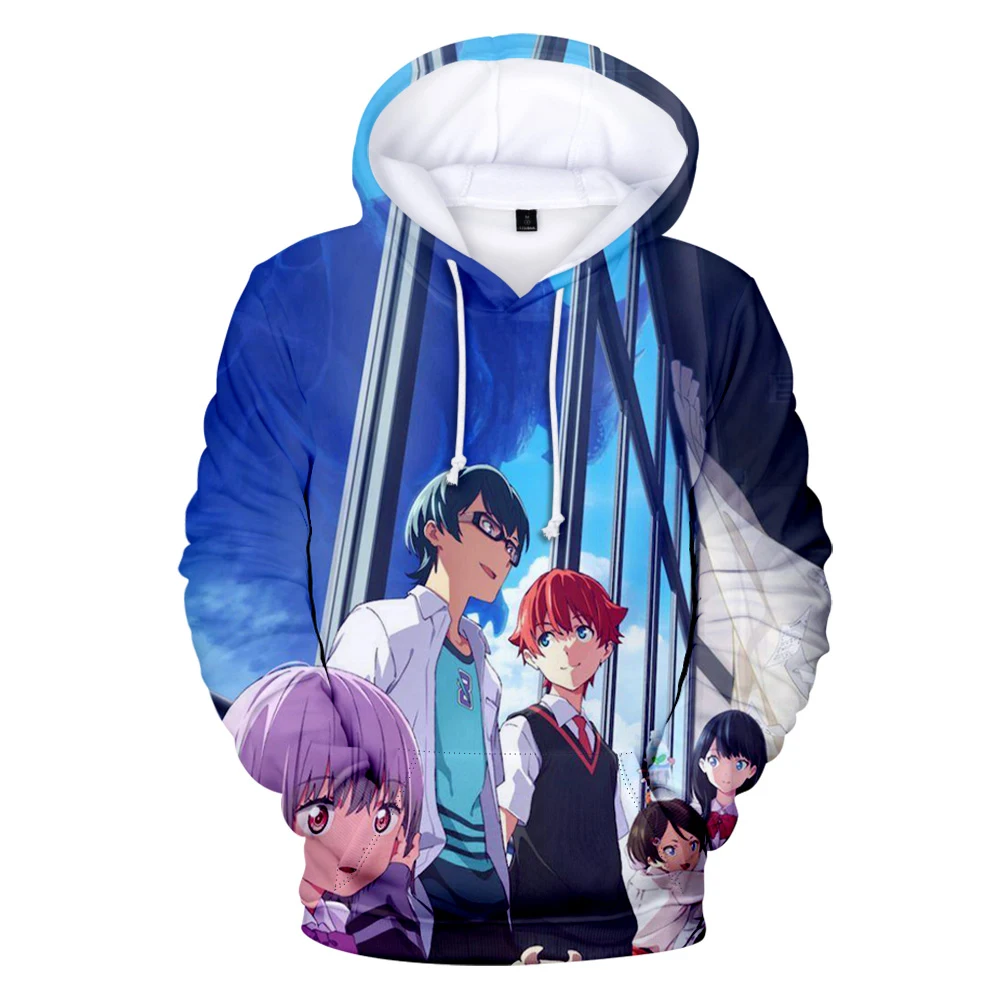 Толстовка с капюшоном японского аниме Манга сss. GRIDMAN 3D спортивный костюм