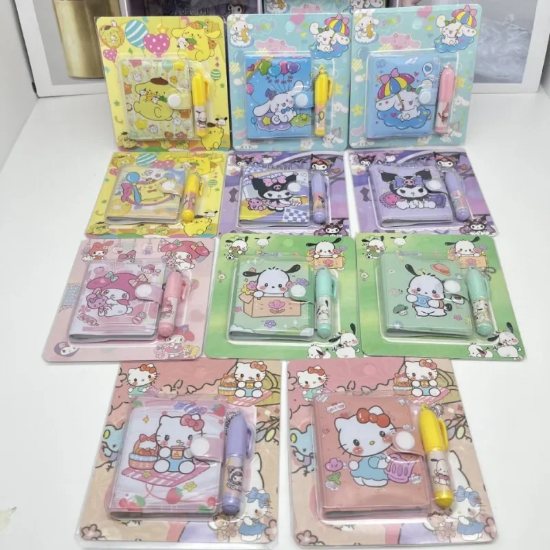 Милый блокнот Sanrio Kuromi аниме мультфильм Cinnamoroll My Melody Kawaii детские канцелярские