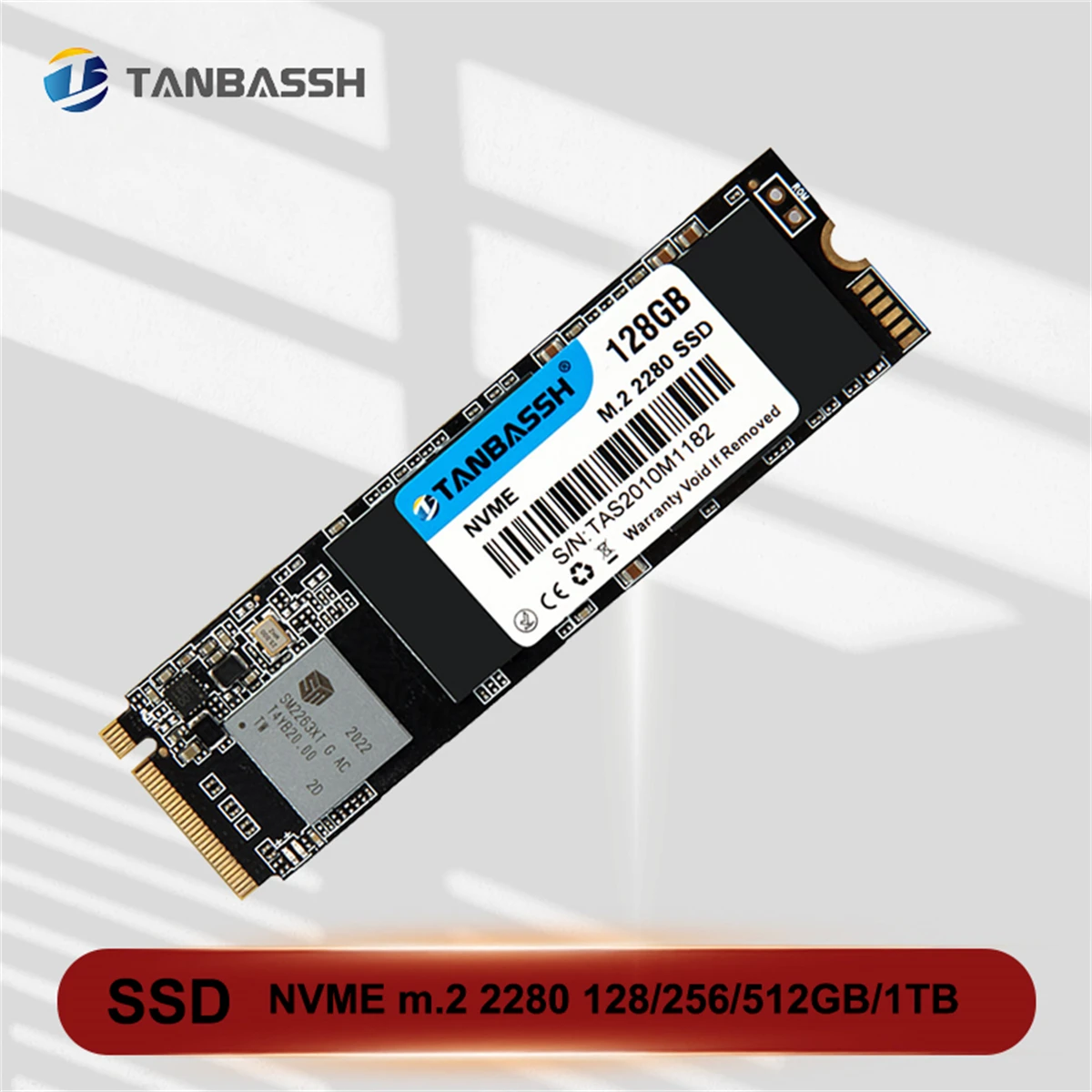 

Твердотельный жесткий диск TANBASSH NVME M.2 2280 128 ГБ 256 ГБ 512 ТБ PCIE 3,0 протокол SSD для настольного компьютера ноутбука