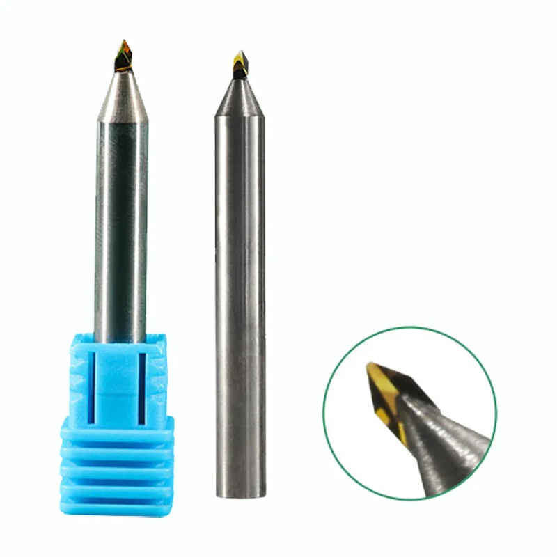 Фреза с ЧПУ Qiyes гравировальная концевая фреза MCD типа A для золотых ювелирных