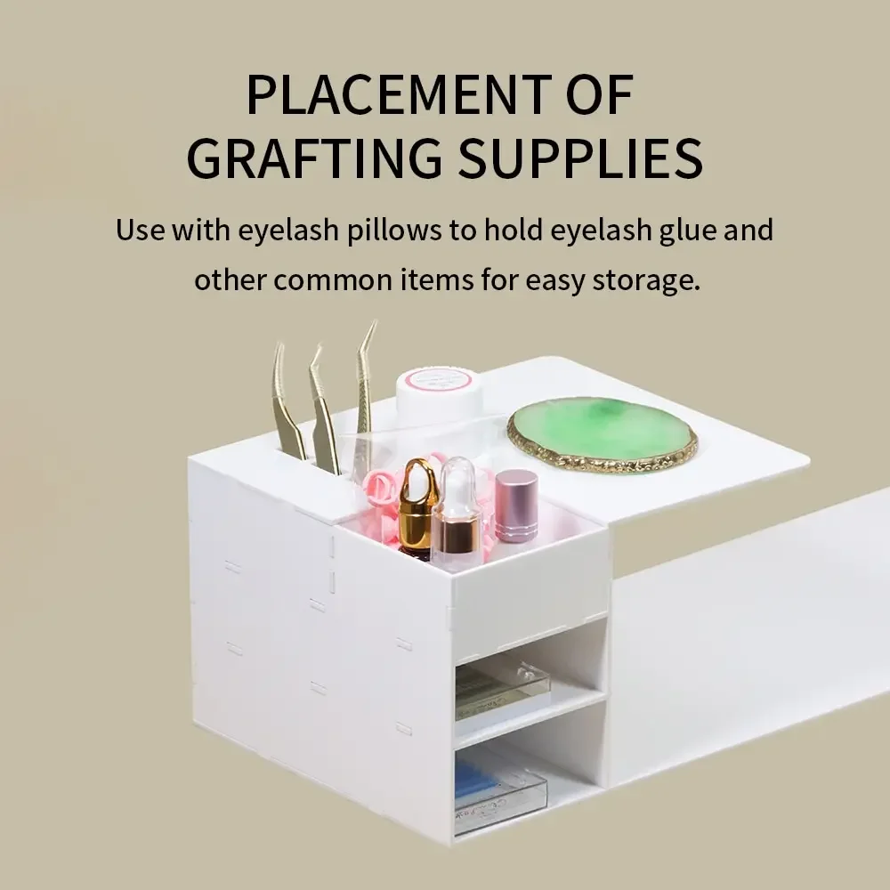 Акриловая стойка для наращивания ресниц штатив-органайзер со съемной витриной 1