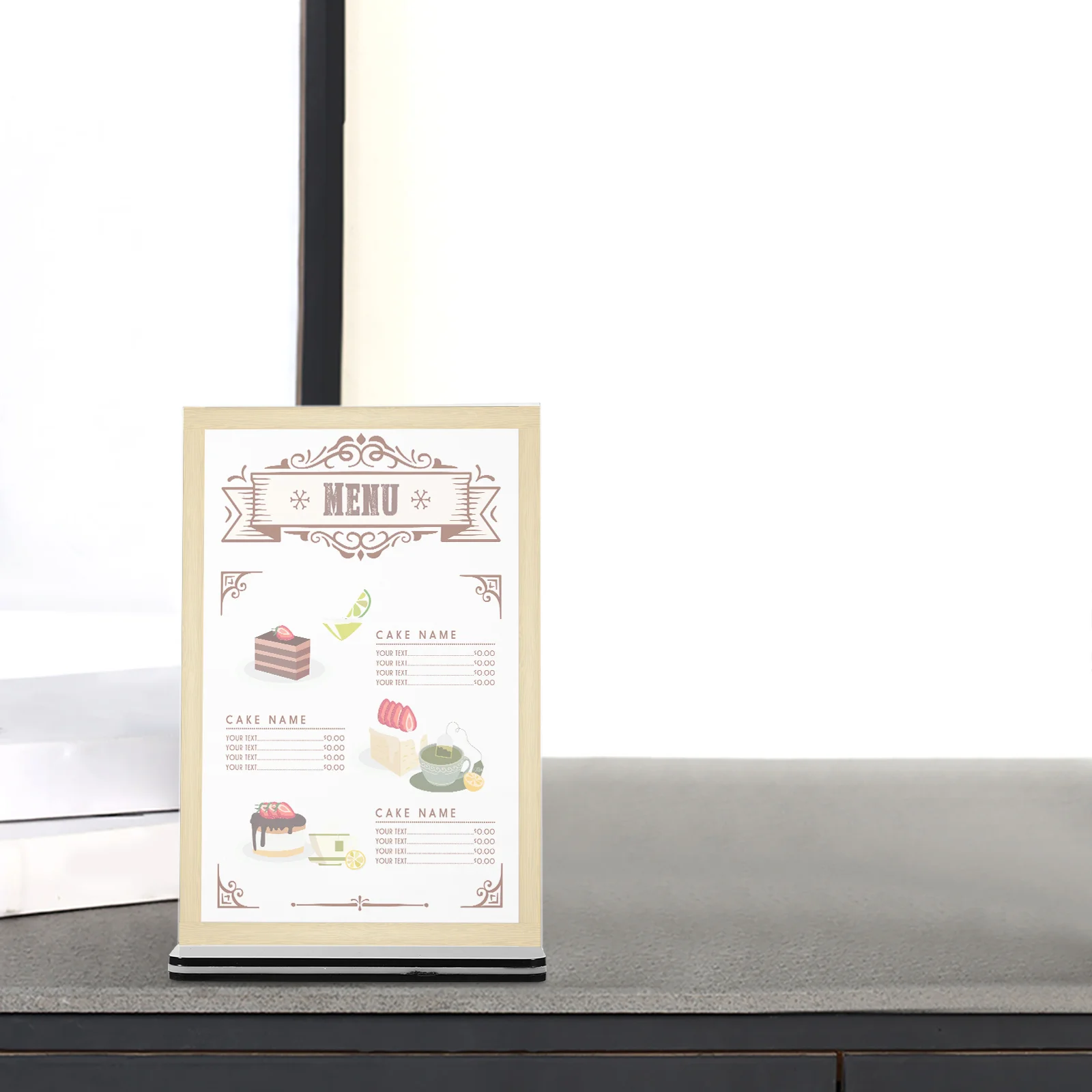 3 шт. прозрачная подставка вращающаяся фоторамка свадебный знак держатель для