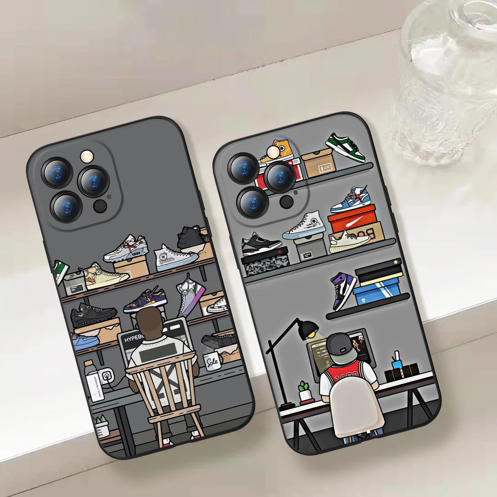 Soft Case For Iphone 14 13 12 11 Xs X 8 7 Plus Mini Pro Max Se 2022 Phone Cover Basketball Fundas Capa
