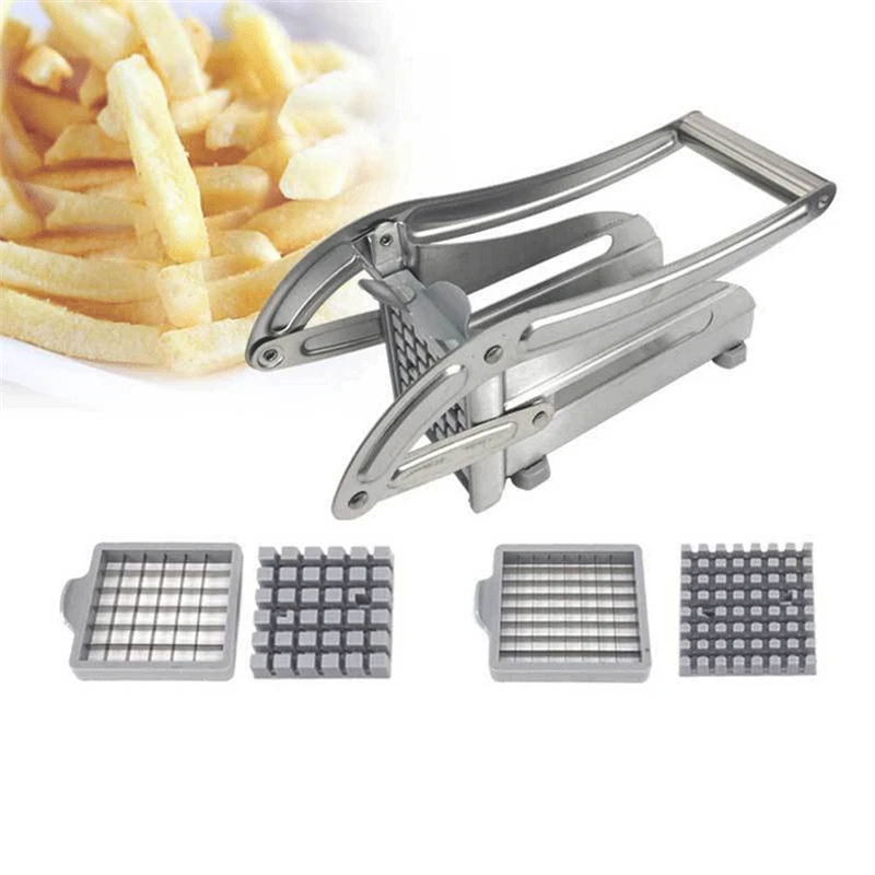 

Kitchen Potato Cutter Stainless Steel Manual French Fries Slicer Potato Chips Maker Meat Chopper Dicer Cutting Machine Tools