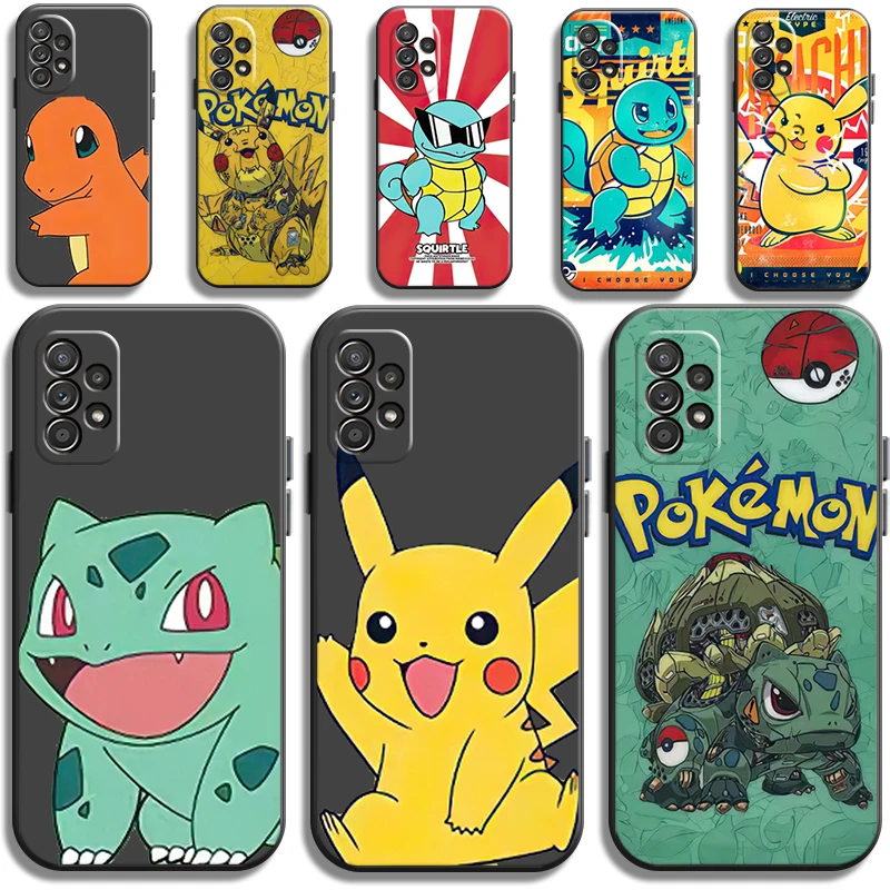 

Pokemon Pikachu Phone Cases For Samsung Galaxy A21S A31 A72 A52 A71 A51 5G A42 5G A20 A21 A22 4G A22 5G A20 A32 5G A11 Cases