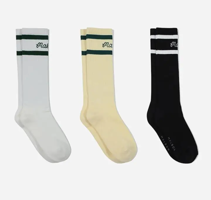 2023 women's golf socks outdoor sports combed cotton socks