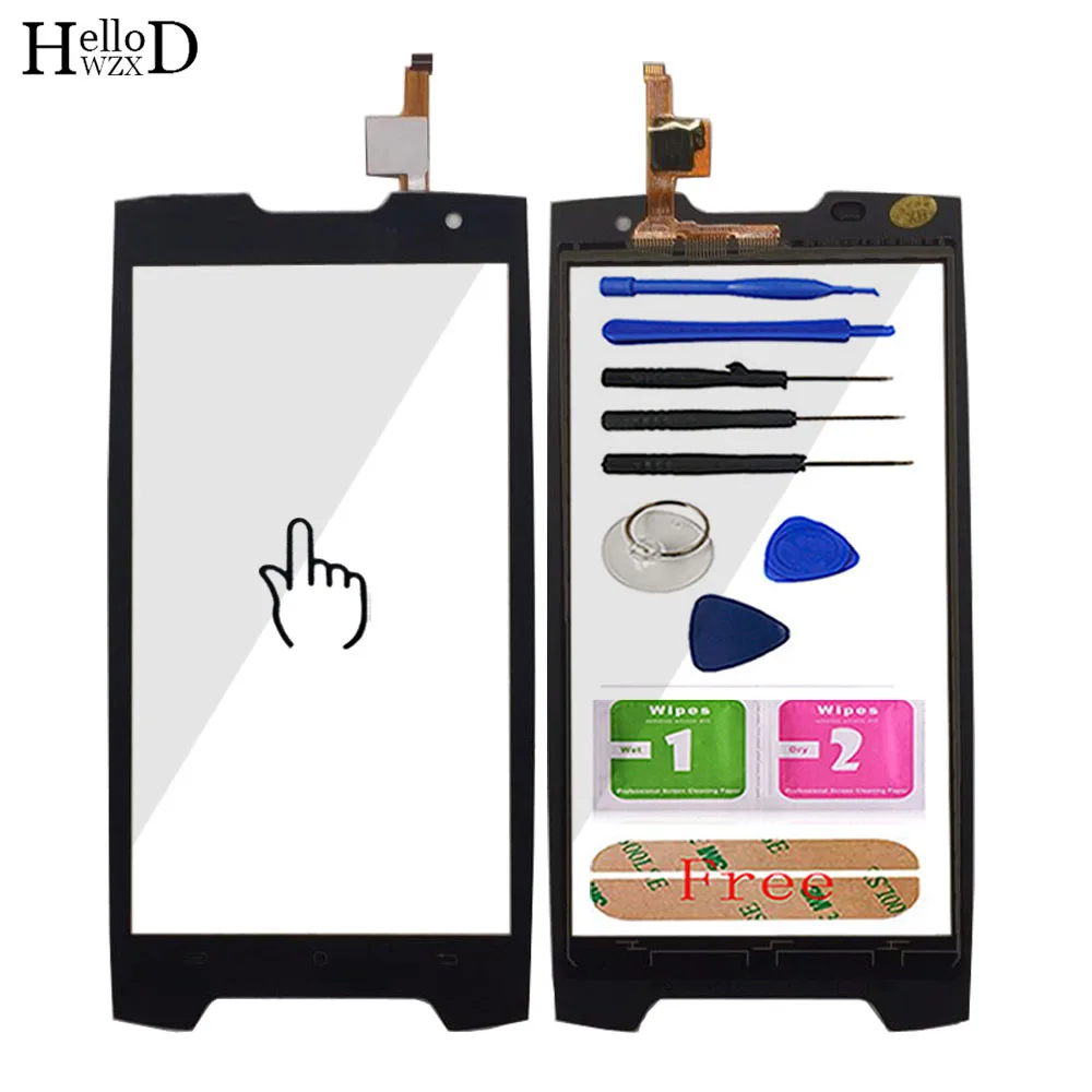 

5'' Touch Panel For Cubot KingKong Touch Screen Digitizer Front Glass Touchscreen Lens Sensor Mobile Tools Adhesive