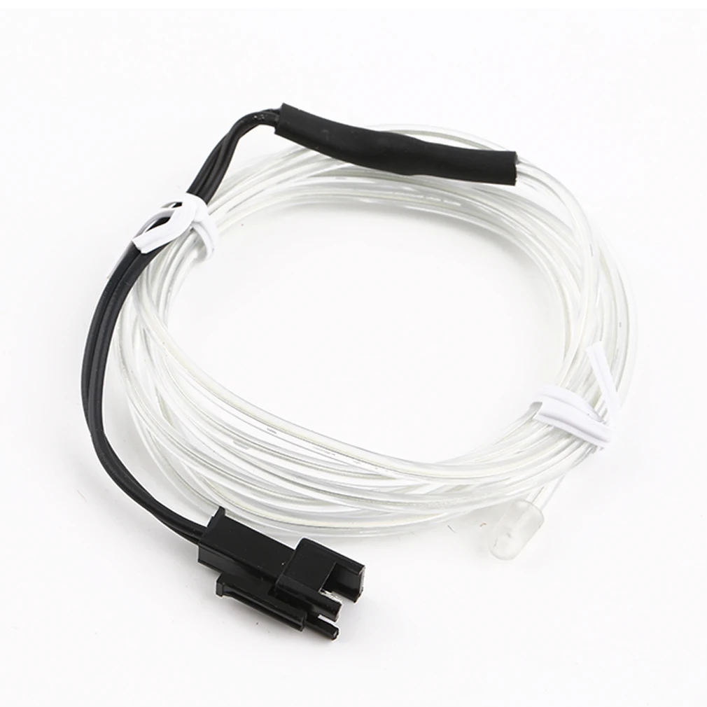 

Mini Colorful 4m Flexible EL Wire Tube Rope Neon Light DC 12V Car Party Bar Decor Hot