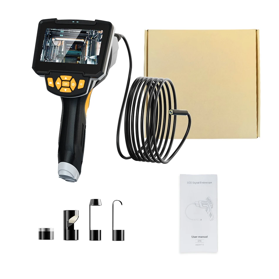 

Inskam Handheld 1080P Wireless 8MM Industrial Endoscope IP67 Cavity Wall Rigid 1m Videoscope Borescope Camera Inspection