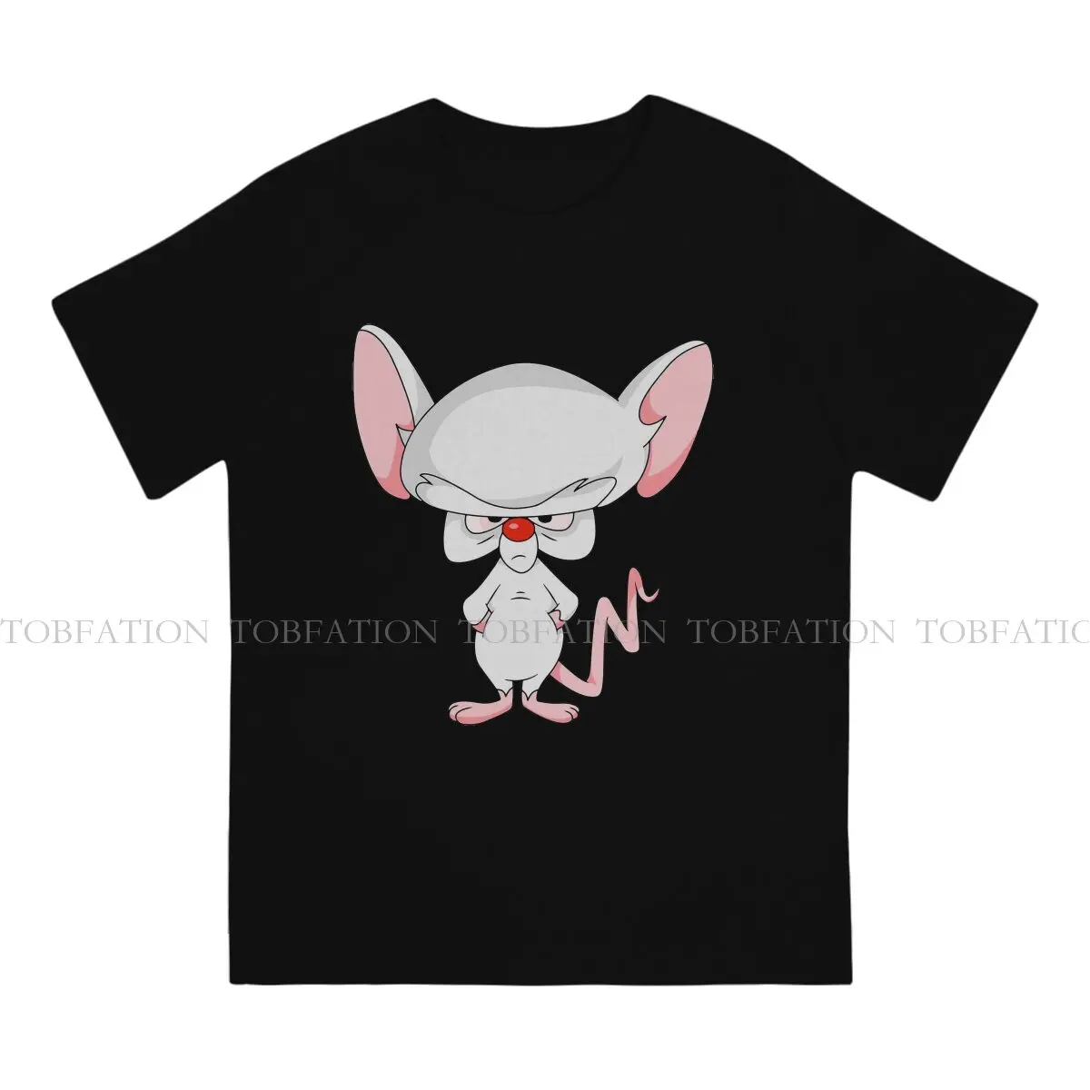 Футболка Pinky and the Brain TV Look You Черная Мужская футболка большого размера мужские топы