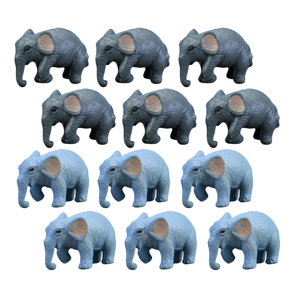 12 шт. мультяшная имитационная модель мини-миниатюрный пластиковый декор