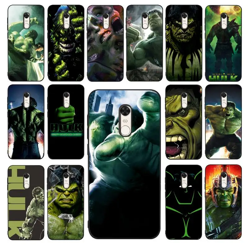 

Disney Hulk Phone Case for Redmi 5 6 7 8 9 A 5plus K20 4X 6 cover
