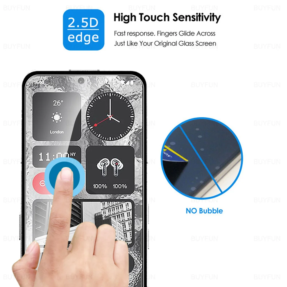 Закаленное стекло для телефона (2) 2 А 3 шт. 9H NothingPhone A A2 Two No Thing Phone2 Phone2a защита экрана