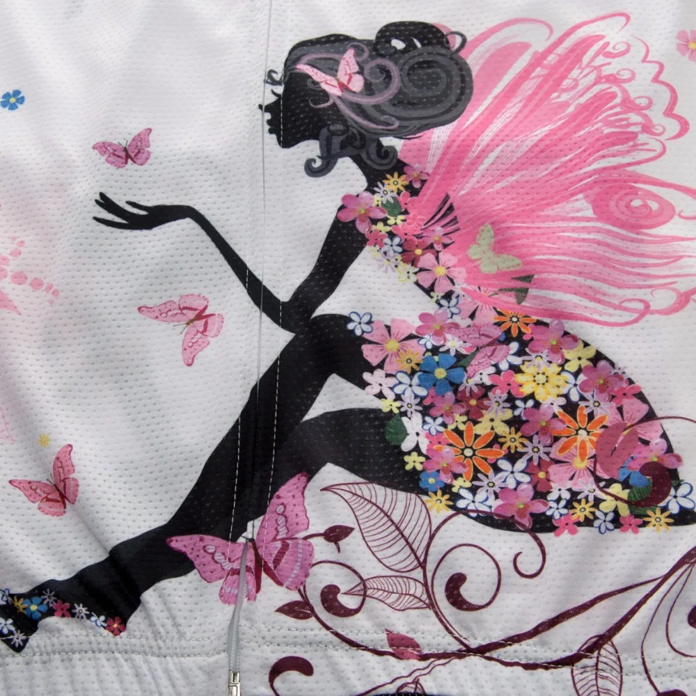 Новая женская велосипедная футболка с рисунком Летняя короткая одежда для езды