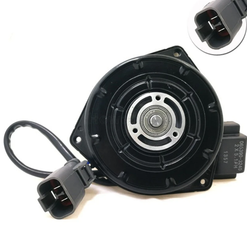 Автомобильный двигатель вентилятора охлаждения с 2 контактами постоянный ток 12 В