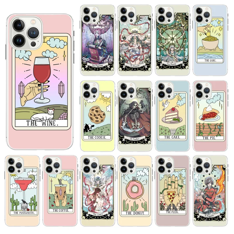 

Egypt mysterious Tarot Divination Phone Case For iphone 13 12 11 Pro Max Case For iphone XS MAX X XR SE2 8 7 Plus case