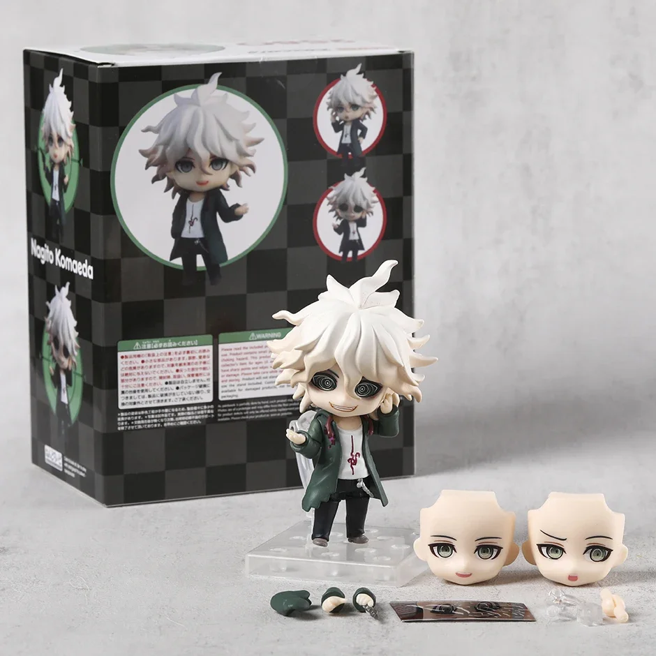 Фото Danganronpa 2580 Nagito Komaeda Q аниме фигурка модель игрушка изменение лица в сборе милые игрушки №2