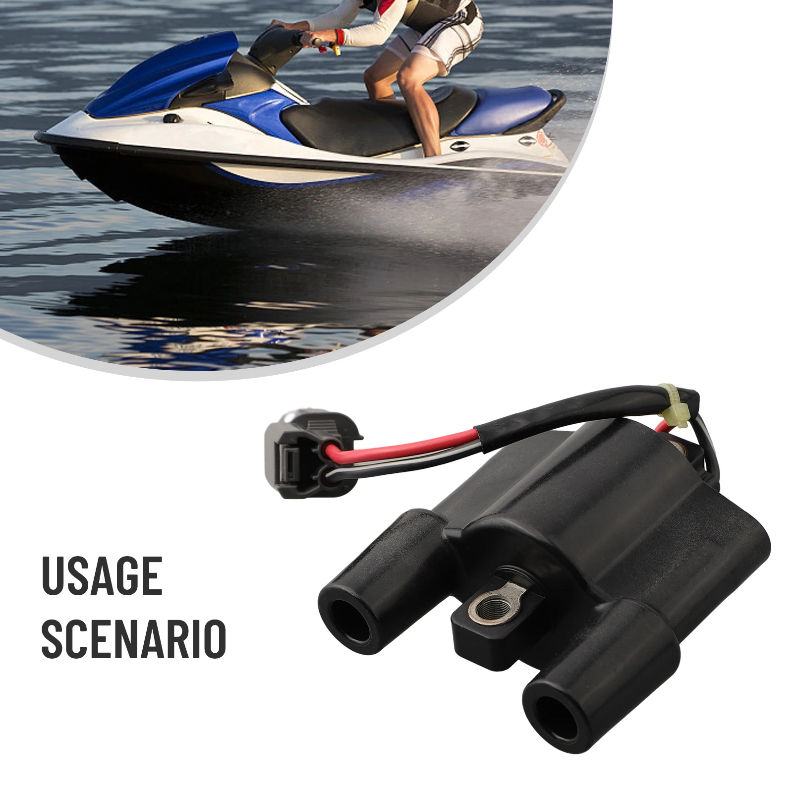 Компоненты зажигания детали катушки для мотоциклов 4-тактный 63P-82310-01-00 F6T557 черный