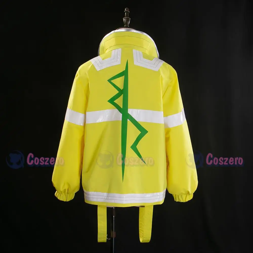 Anime Edgerunners David Martinez Cosplay Costume David Jacket  Hoodie Zipper Coat Punk Adult Men Halloween