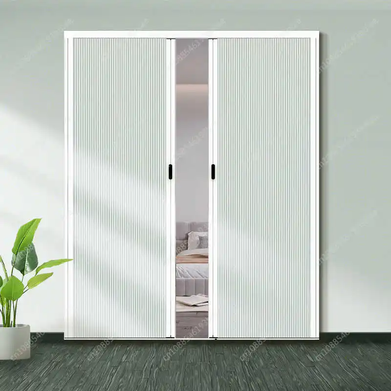 Сотовая складная дверь-перегородка раздвижная дверь для кухни ванной комнаты