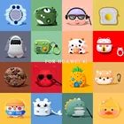 3D мультяшный чехол для наушников Huawei Freebuds 4i, силиконовый чехол с симпатичной собакой и уткой, чехол для Huawei Freebuds 4i, аксессуары для наушников