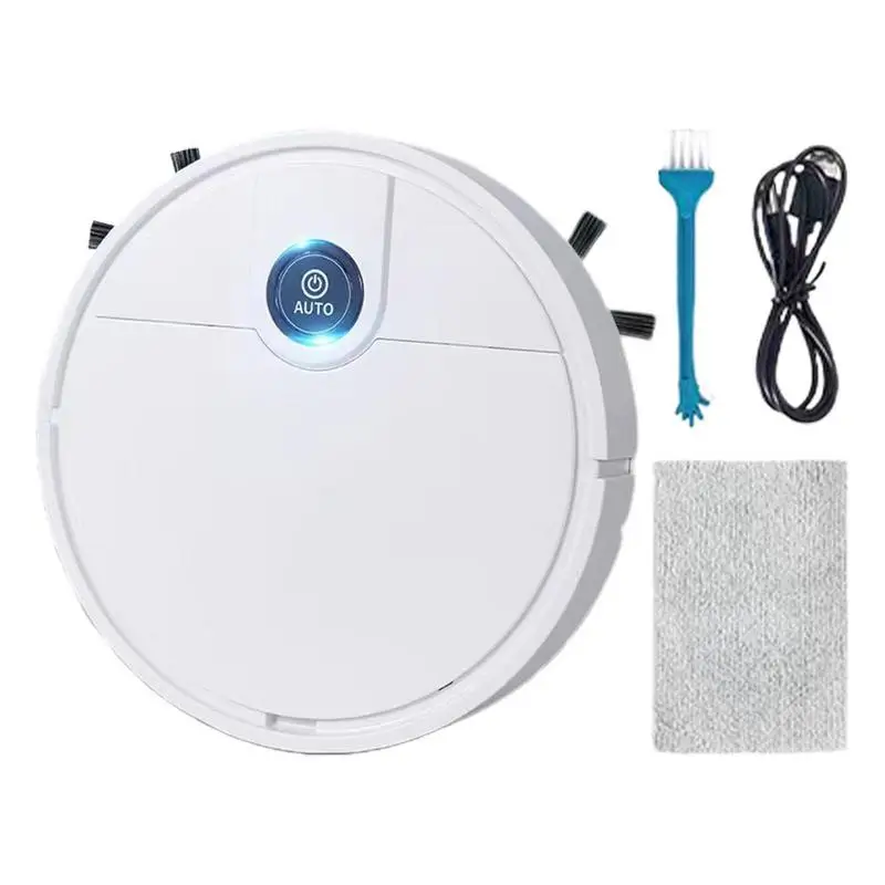

Sweeping Robot Mop Portable 3 In 1 Sweeping Robot Reusable Auto Sweeping Robot Multifunctional Sweeping Supplies for Home