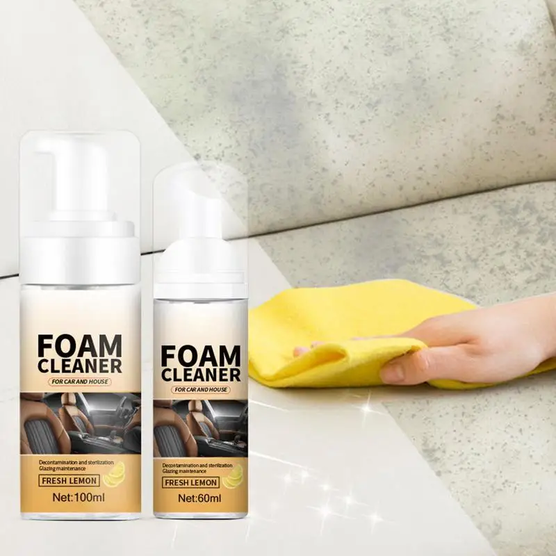 Car Foam Cleaner Multi-Purpose Foam Cleaner Agent Car Interior Home Foam Cleaner Home Cleaning Foam Spray Cleaner Accessories