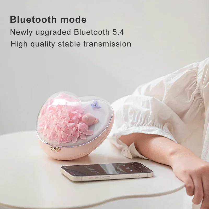 Динамик Bluetooth креативный в форме вечного цветка Декор для дома Портативный Hi-Fi