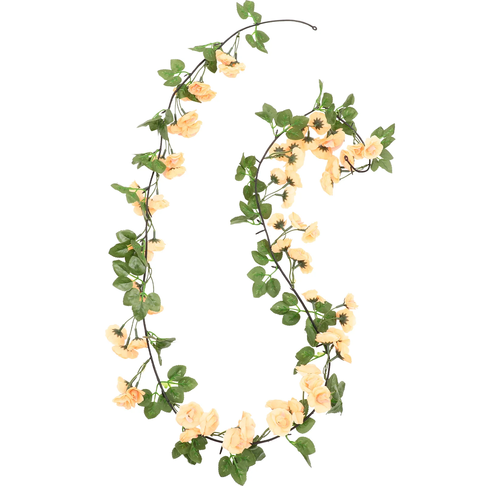 

Artificial Rose Vine Wedding Decorations Ceremony Delicate Arch Flower Fake Garland Household Adorn Silk Cloth