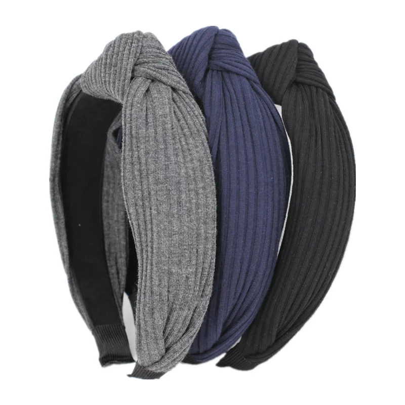 

2023A New Headwear Autumn Winter Vintage Headband Knotted Hairband Hair Accessories for Women