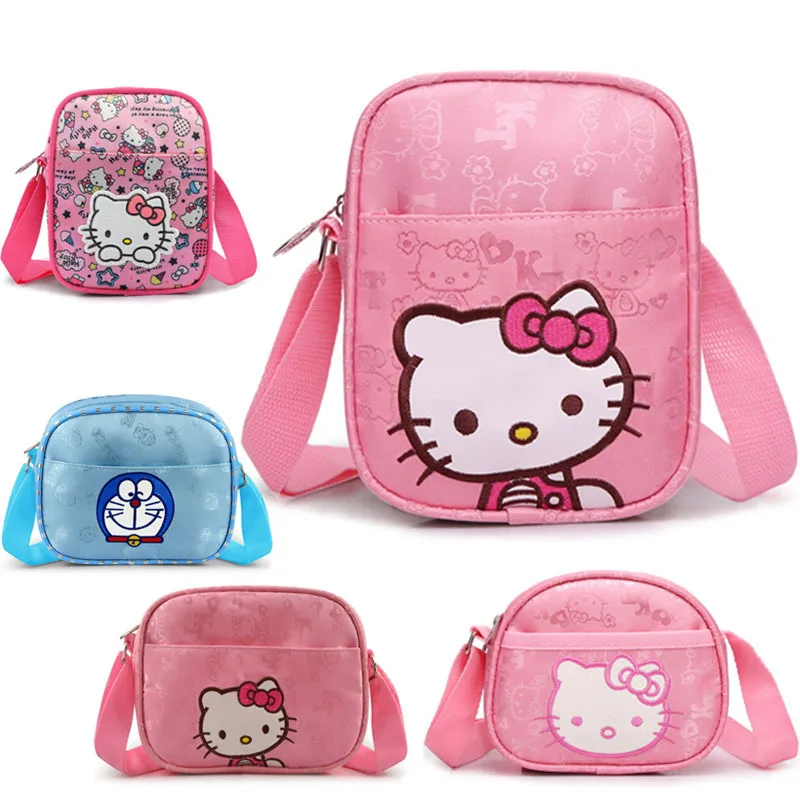 

Сумки Hello Kitty для принцесс, детские сумки, сумки-мессенджеры для девочек, модные сумки на плечо с милым мультяшным рисунком, сумки на плечо дл...