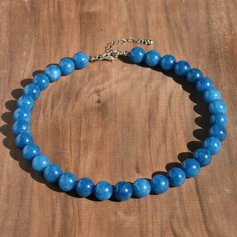 Yumfeel Круглое ожерелье из натурального камня