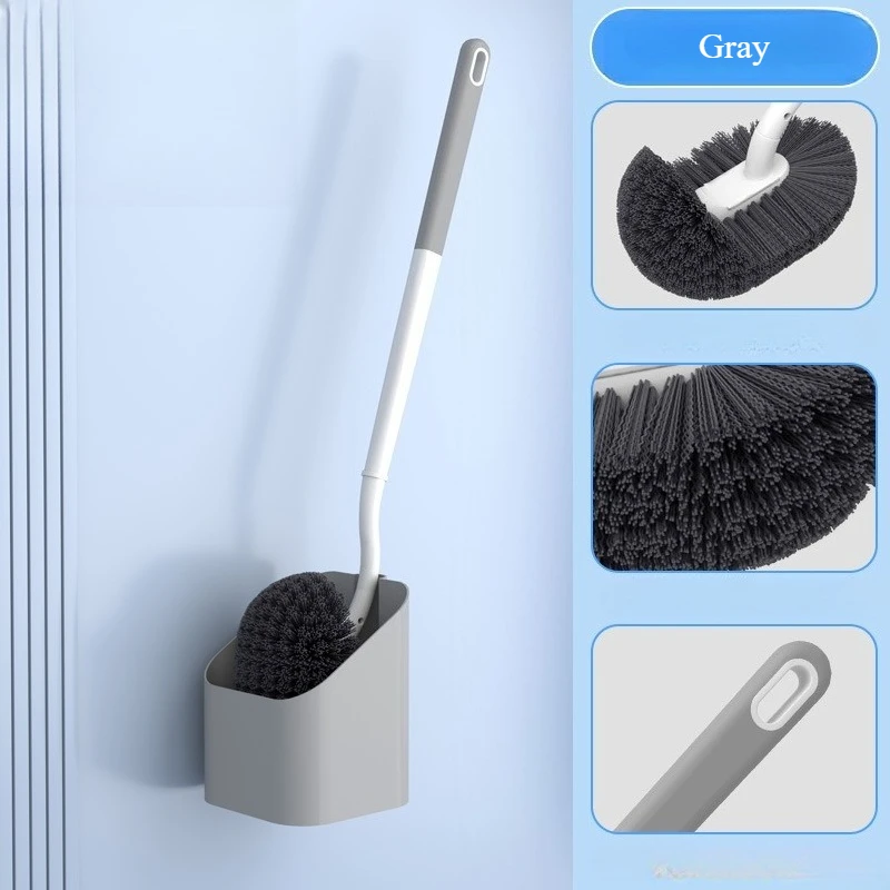 

MOONBIFFY Настенная щетка для унитаза синяя