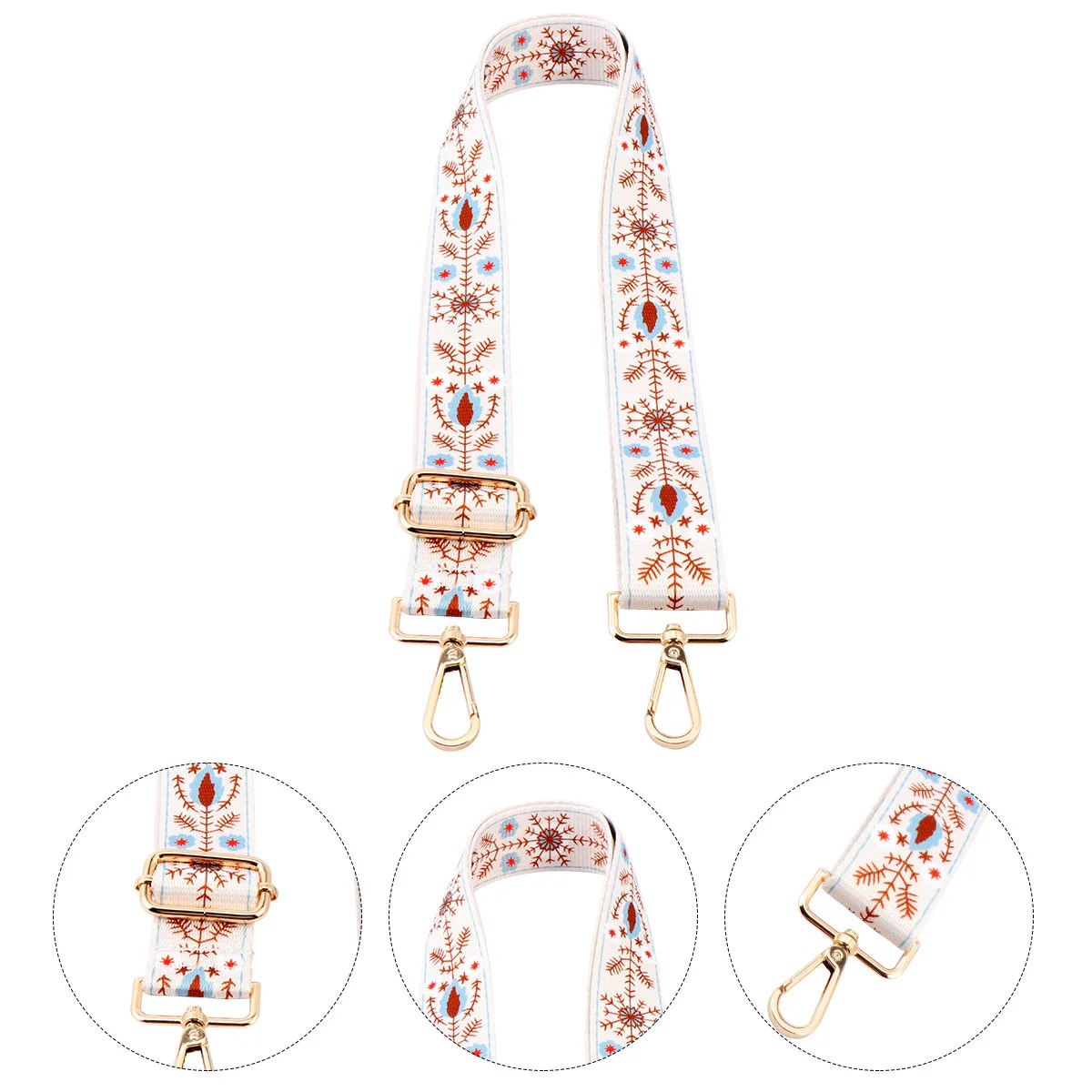 

Diagonal Bag Strap Vintage Wallet Guitar Crossbody Straps Purses Wide Shoulder Straps The Tote Bag Canvas Polyester Woven Tote