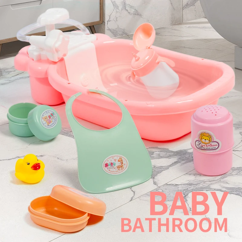 

Baby Bath Toys Bathtub Shower Bath Toy Set Mini Bathroom Spraying Water Toys Cute Duck Tub Pool Toddler Toys Interactive Game