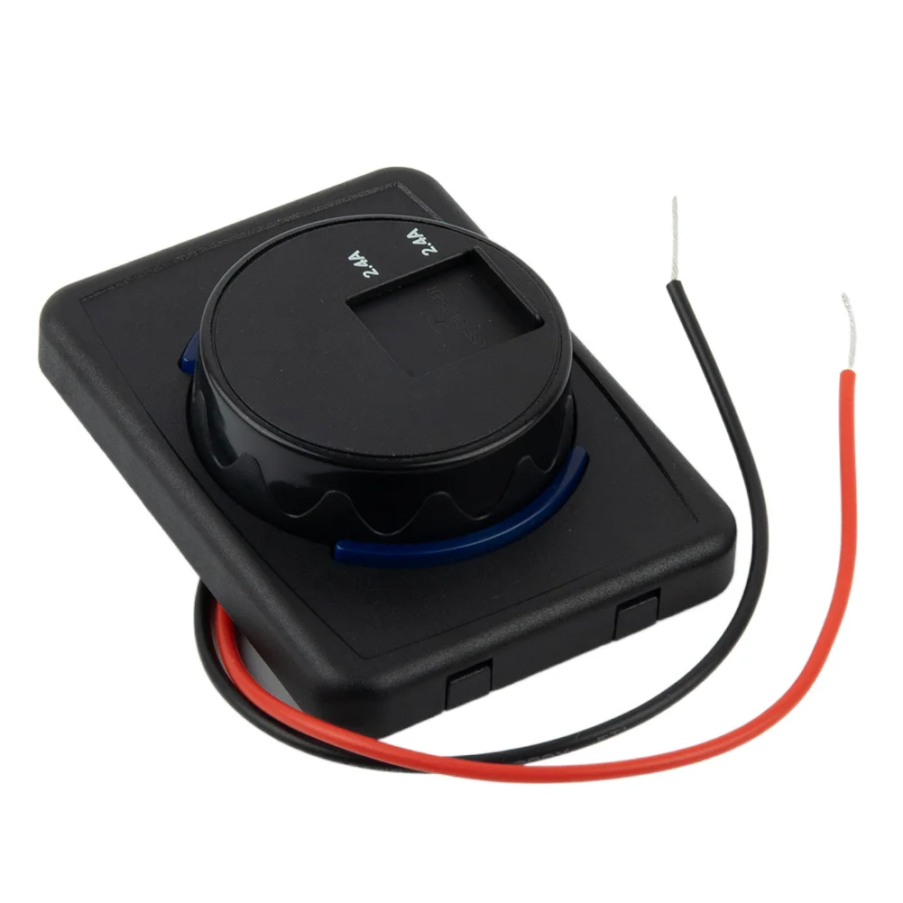 

Brand New Durable Practical Quality Is Guaranteed High Quality Charger Socket USB Port 24W 5V-4.8A Light Color: Blue