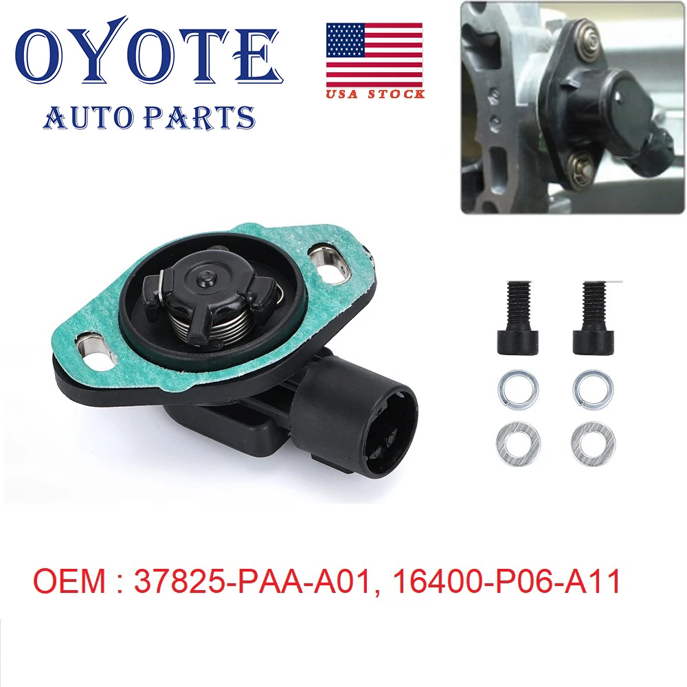 

OYOTE 37825PAAA01 16400P06A11 Комплект датчиков положения дроссельной заслонки TPS для Honda Accord CRX CRV Civic Acura Integra 1988-2001 гг.