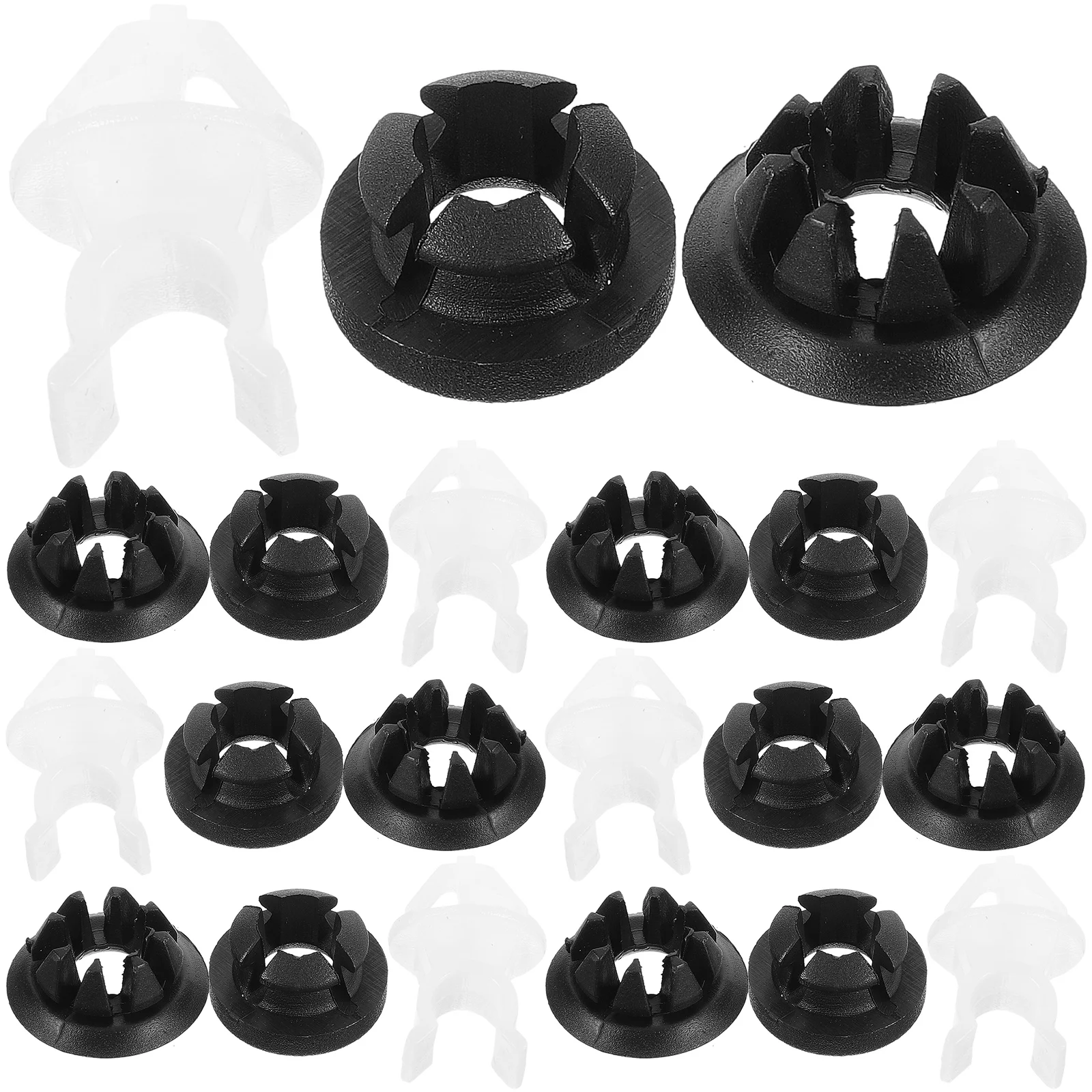 

10 Sets Engine Cover Clip Stand 3 Piece Car Hood Support Prop Accessories Plastic Rod