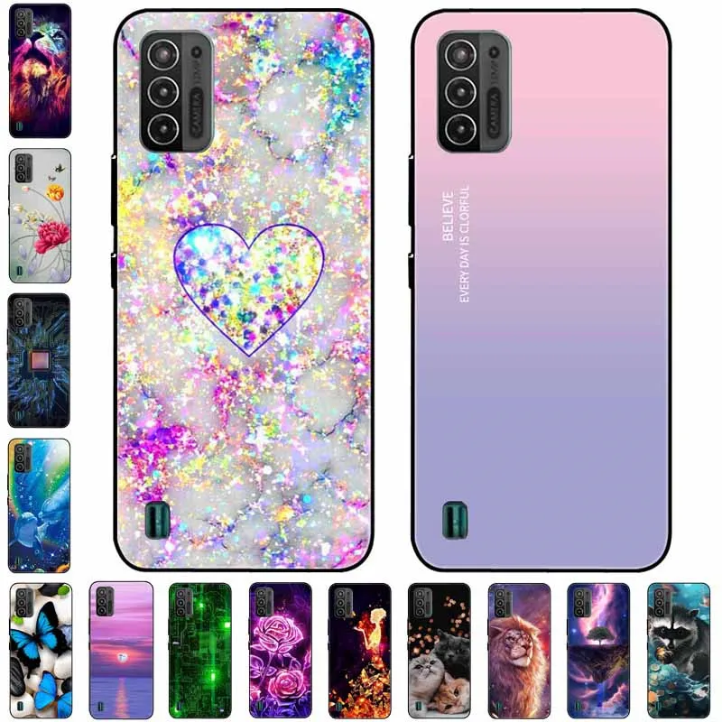 

Для ZTE Blade A52 Lite чехол A52Lite силиконовый окрашенный Кот мягкий TPU чехол s для ZTE Blade A52 Lite 4G Чехлы Coque для BladeA52 Lite