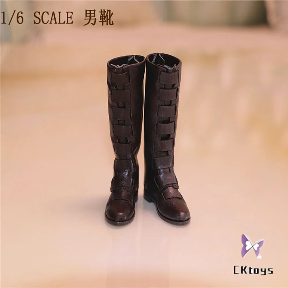 

Cktoys Ck029 1/6 Мужские Британские кожаные ботинки винтажные рыцарские ботинки мартинсы для 12-дюймовых моделей экшн-фигурок