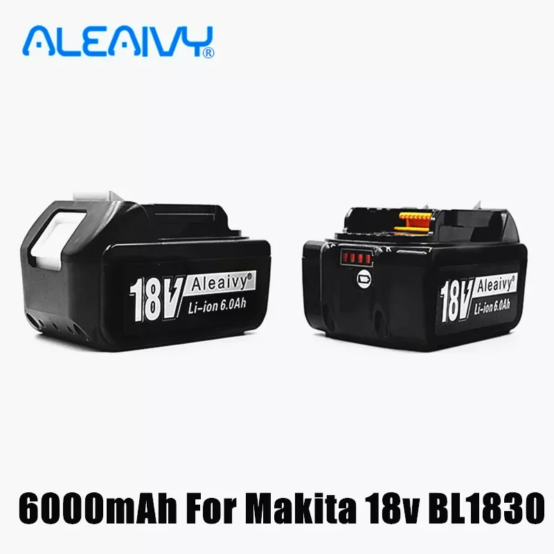 

18V 6.0Ah Rechargeable Li-ion battery For Makita power tool 18 v Batteries BL1840 BL1850 BL1830 BL1860B LXT 400 makita 18v tools
