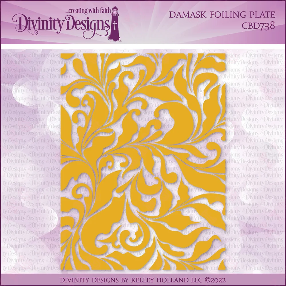 

Newest Diy Scrapbook Decoration Embossing Mold Damask Foiling Plate Metal Cutting Dies Diy Greeting Card Handmade Craft Template