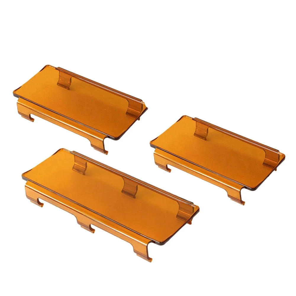 

20 Inch Amber Snap on Lens Cover 6 Inch + 8 Inch for Offroad Led Light Bar ATV SUV 4X4