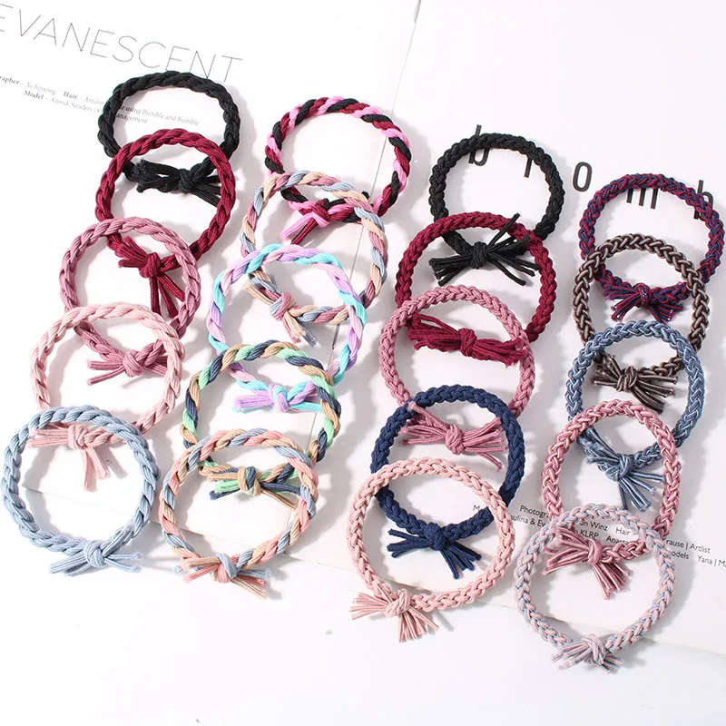 

8/10 Pcs/Set Women Girl Fashion Ties Simple Basic High Elastic Scrunchies Rubber Band Adult Hair Bands Female Hair Accessories