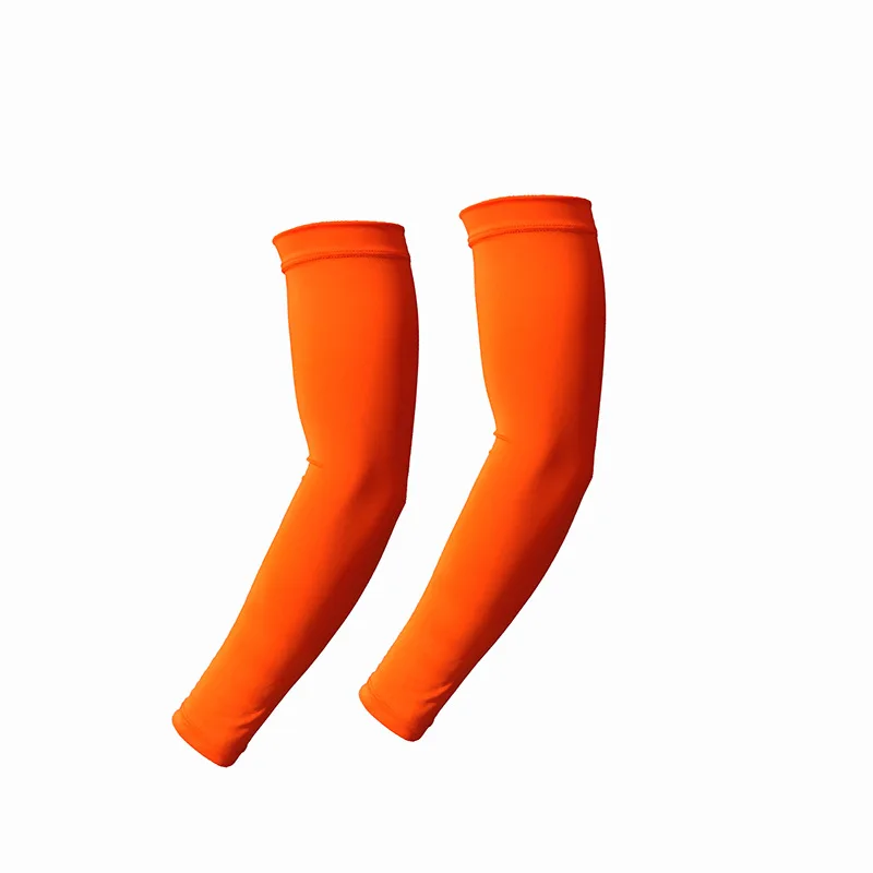 

New Solid Color Riding Arm Sleeves Summer Running Cycling Sleeves Ice Silk Anti-UV Arm Warmer Men Women Sports Arm Cover Cuff