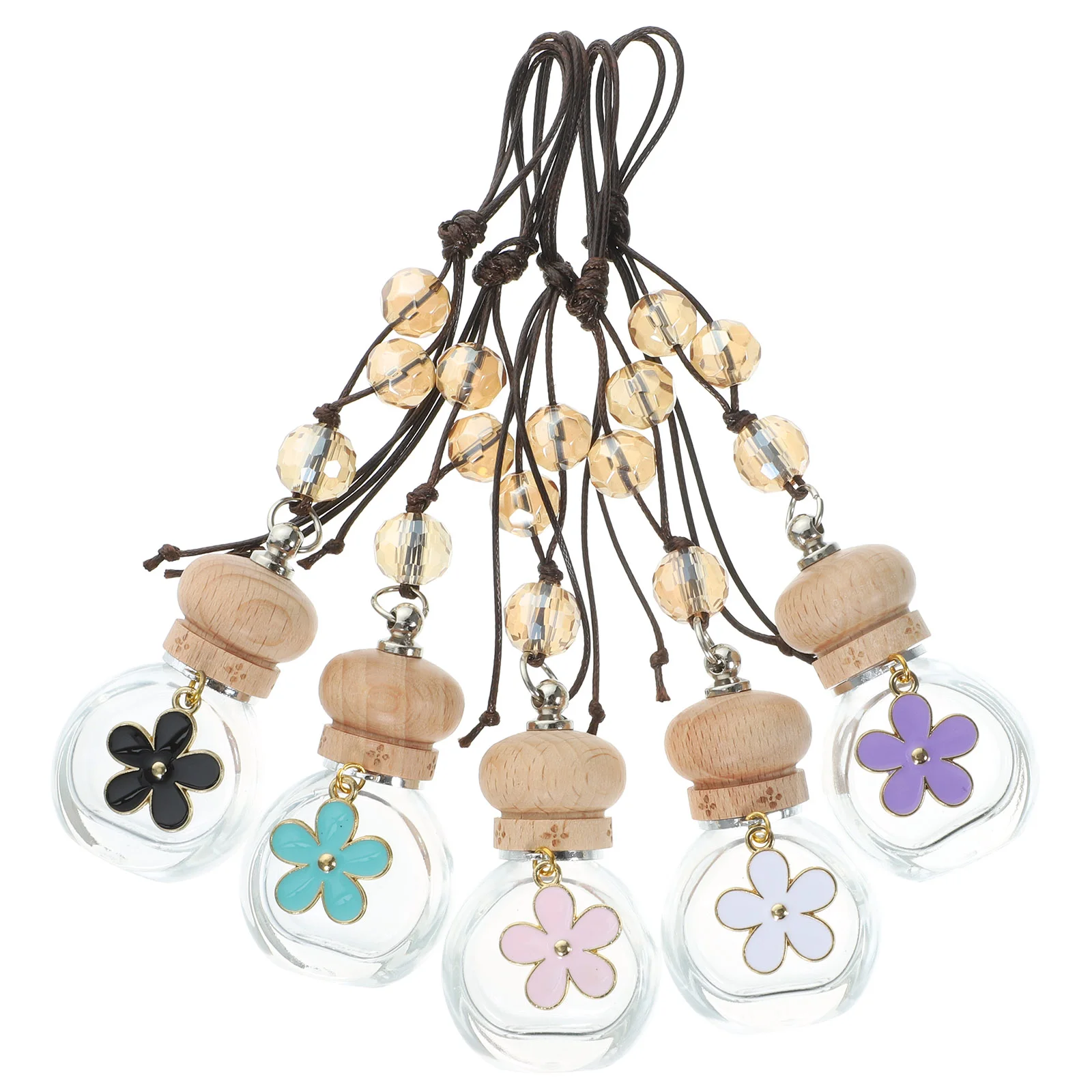 

Пустой парфюмерный диффузор для автомобиля, парфюмерные бутылки для автомобиля, автомобильный аромадиффузор, 5 шт.