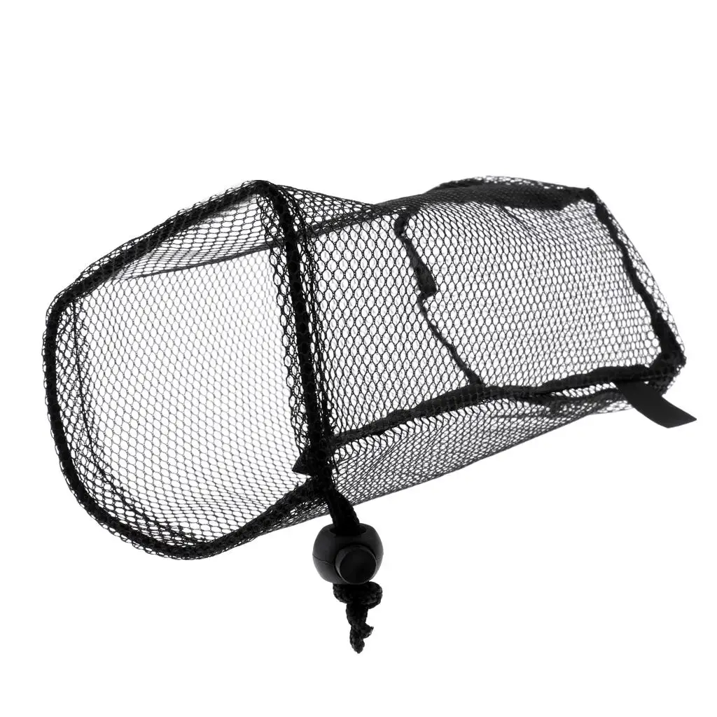 

Mesh Net Golf Ball Pouch / Golf Ball Collector, Tennis Balls Storage Bag Black