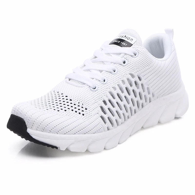 

New 2020 Lightweight Mesh Shoes Ladies Breathable Running Shoes Lace-up Sneakers Brand Outdoor Fitness Shoes Fashion Sport Shoes